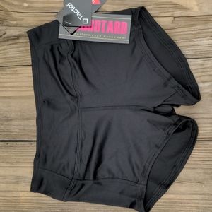 Womens Teen Black Eurotard Dance Shorts Size Small NEW